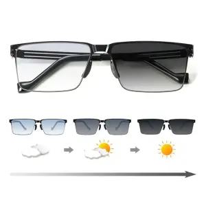 변색렌즈 블루라이트 차단 안경겸용 선글라스 그레이
