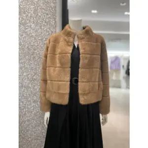 [갤러리아] [JRCE3FR503] 하이넥 페이크퍼점퍼