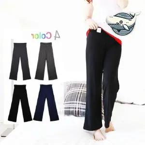 [콩심팥심]편안한 요가 배기팬츠 기모 원단 엉덩이