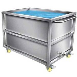 대형 이동식 스텐 물 360L 서스 용기 업소용 탱크