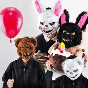 [셀러에이드]엽기좀비가면 공포 호러 파티용품 할로윈 토끼가면