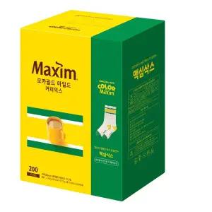[랜덤증정/맥심] 모카골드 커피믹스 200입 (컬러오브맥심)