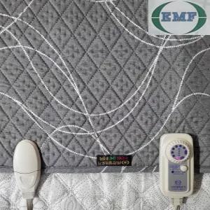 한일의료기 EMF 무전자 탄소매트 전기요 그레이웨이브 더블 HI-401