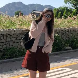 [코코블랑] 미니쉘 헤어리 니트 가디건