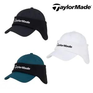 [정품] 25년 테일러메이드 겨울 남성용 귀마개 캡 골프모자 이어워머 방한