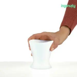 스엔코샵 원핸드 보틀 젖병 수유용품 보관용기 화이트