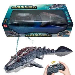 물에서 움직이는 모사사우루스 RC 장난감