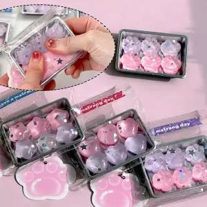 반짝반짝 파스텔 말랑이 키링