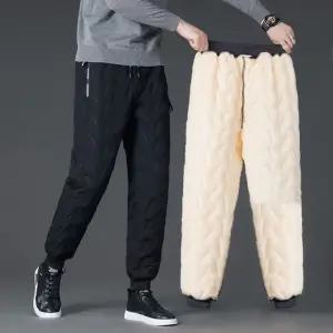 겨울 방한 패딩 바지 기모 조거 팬츠 트레이닝 츄리닝 깔깔이 밴딩 털 하의 H101