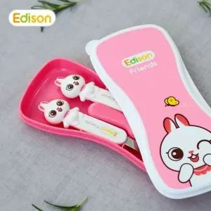 아동용 동물모양 수저/포크/케이스 세트 (W402CE6)