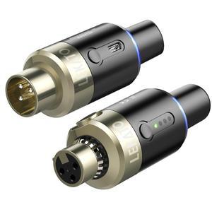 Lekato Mw-1/nux B-4 Plus Pro 무선 마이크 시스템 제로 레이턴시 Xlr 송신기/수신기 스튜디오 효과 프로세