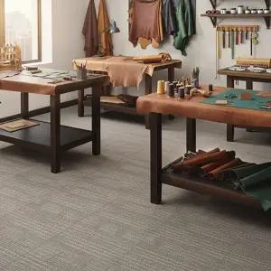 로즈로사 접착식 데코타일 [40CM X40XM] 카펫 브라운 ECK-1044-10장 (0.5평)