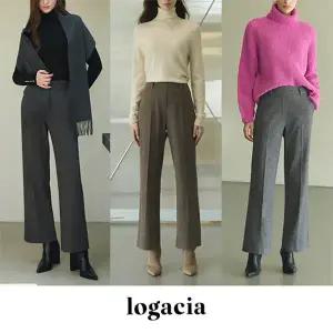 로가시아 25FW 시그니처 울 헤링본 팬츠 3종