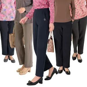 [엄마옷 로즈맘] (기모)알에스큐빅밴딩바지