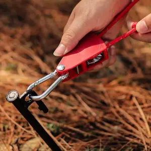 [콩심팥심]로프라쳇 5M 캠핑 타프 스트링 이지스토퍼 이지