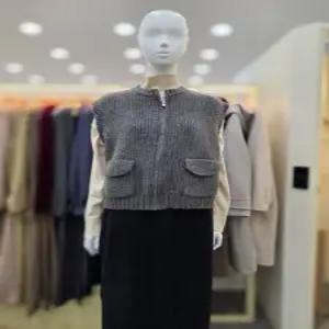 아웃포켓 니트집업 베스트 PR7XD0G4_DJ