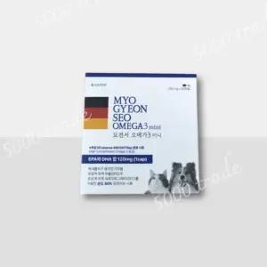 모견서 오메가3 미니 소형견용 순도80% KD pharma 1박스 (60캡슐)