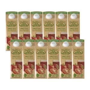 [돈시몬]100% NFC착즙 스페인산 토마토주스 12팩 (1L x 12팩)