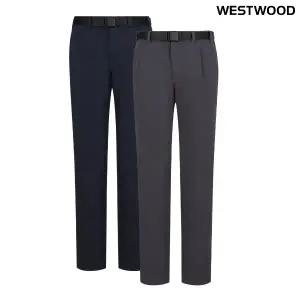 [대구백화점] [웨스트우드]맨 에센셜 기모 본딩 원턱팬츠(WO4MTPL537)