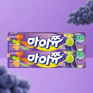 크라운 마이쮸 스틱 44g 포도 15개