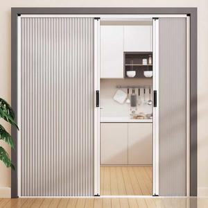 간이 중문 자바라 문 실용적인 욕실 슬라이딩도어