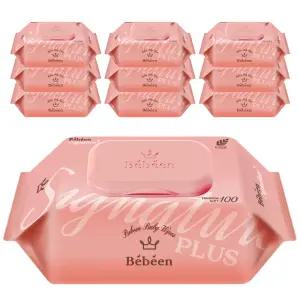 베베앙 시그니처 플러스 아기물티슈 100매, 10개