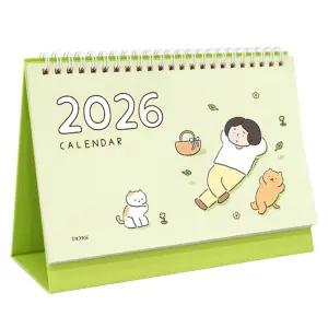 캘린더 2026 일상 탁상 달력 (25년 10월-26년 12월) 데스크