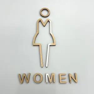 Jpar 화장실 탈의실 표지판 여자 골드 JTRP3458도어사인 안내판 안내문 표찰 문패 푯말
