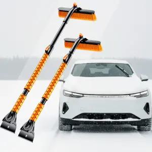 길이조절 자동차 스노우브러쉬 성에 제거기 스크래퍼