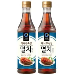 청정원 대나무숙성 멸치액젓 1kg 2개