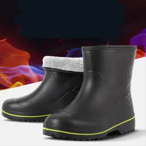 급식실 주방화 논슬립 남성여성 겨울 털장화 경량화 작업화 구내식당