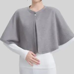 여성 단추여밈 가벼운 간편한 착용감 휴식 낮잠 사무 실용 적 아이템 수면망토 케이프