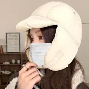 여성 겨울 푹신한 보온성 귀달이 외출 아웃도어 아이템 방한 패딩 모자 비행기 벙거지 따뜻한