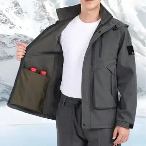 겨울 작업복 상하 세트 방한 기모 상하의 겨울 방한 작업복 작업 낚시복 등산복 전술복 기능 바지 자켓