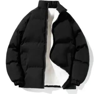 남성 숏 패딩 데일리 오버핏 스탠드넥 남자 겨울 점퍼 하이넥 방한