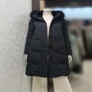 [벨라디터치] V1E4SP24 토끼털 안감 구스 코트