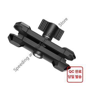 알루미늄 합금 더블 소켓 암 RAM 마운트용 6cm 9cm 카메라 연장 암 17mm 20mm 볼 헤드 마운트 어댑터 폴