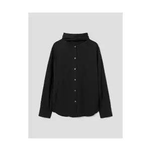 [국내매장정품] 빈폴 BEANPOLE LADIES 하이넥 타이 투웨이 블라우스 블랙 (BF4964C525) BF4964C525 139030