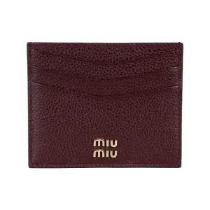 25FW 로고 레더 카드지갑 (5MC002 ADT7 F0007)