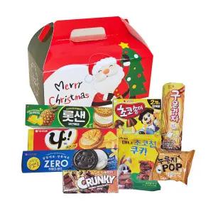 아트박스/과자마켓 [크리스마스간식과자선물세트] 산타4번세트(L)