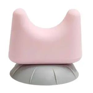 [골드스마일]척추 지압 기구 셀프 마사지기 흡착 실리콘 U자형 풀백 마사지 도구