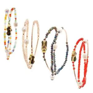 해치 선택 체온에따라색변하는 비휴 크리스탈 팔찌