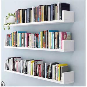 신상 벽 선반 책장 펀치리스 거실 TV 장식 북유럽 간이 벽걸이 칸막이