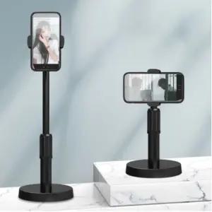 튼튼한 스탠드형 자바라거치대 휴대 폰거치대 탁상용 책상거치대 용거치대 접이식 유튜브핸드 용탁상거치대