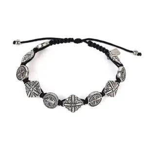 가톨릭 천주교 성물 분도패 매듭 팔찌