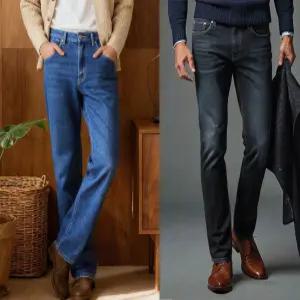 블루캡 웸셀지 스판 기모청바지 겨울 데님 본딩팬츠