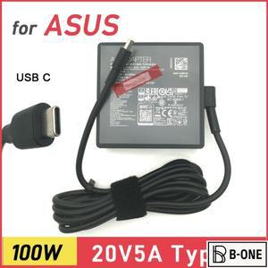 정품 100W USB C 충전기 (아수스 ROG Ally X Dock Flow X13 Z13 GV301 비보북 S 14 15 16X 노트북 어댑터)