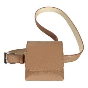 벨트형식 휴대용 골프공 3구 파우치 겸용 볼 케이스 MNB-WBAG-0420-카멜