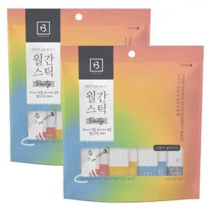 브리더랩 월간스틱 파티 80개 짜먹는 고양이간식