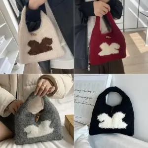 [라일리] Rly (큰손) 패턴니트백 손뜨개 빈티지 귀여운 토트백